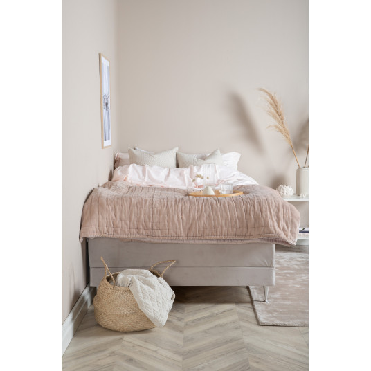 Kontinentālā gulta Vansbro 120x200 cm, Bēša 