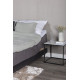 Kontinentālā regulējama gulta Vansbro 180x200 cm, Tumši pelēka