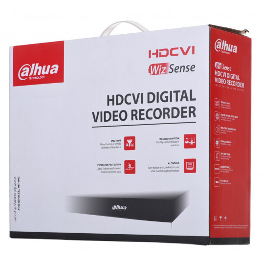 Dahua Technology XVR5108HE-4KL-I3 digitālais video ierakstītājs (DVR) melns