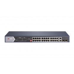Hikvision DS-3E0528HP-E tīkla slēdzis nepārvaldīts gigabitu Ethernet (10/100/1000) Power over Ethernet (PoE) zils