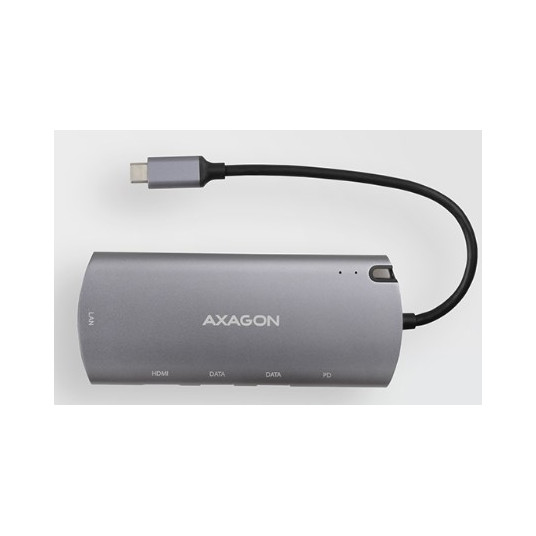 AXAGON HMC-6M2, USB 3.2 Gen 1 centrmezgls, ports