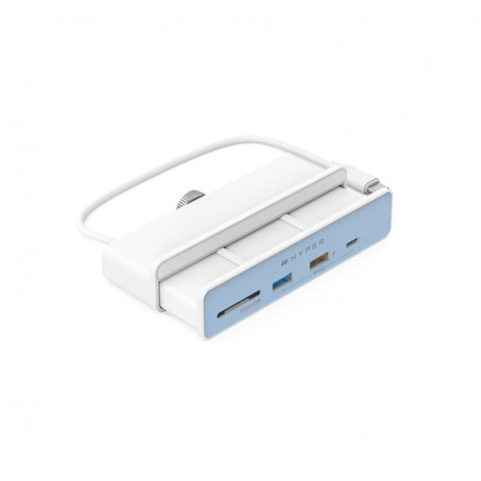 Hyper HyperDrive USB-C 6 in-1 Form-fit Hub ar 4K HDMI — priekš iMac