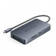 Hyper HyperDrive Dual HDMI 10-in1 ceļojumu dokstacija M1 MacBook (silīcija kustība)