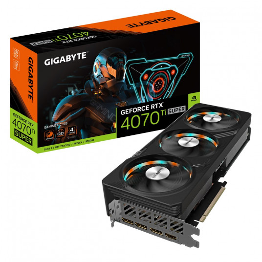 Gigabyte GAMING GeForce RTX 4070 Ti SUPER OC 16G NVIDIA 16 GB GDDR6X