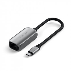USB centrmezgls Satechi USB-C līdz 2,5 gigabitu Ethernet Space Grey