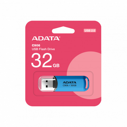 ADATA C906 32GB USB zibatmiņas disks, zils ADATA