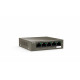 Tenda TEG1105P-4-63W-EU tīkla slēdzis Gigabit Ethernet (10/100/1000) Power over Ethernet (PoE) Pelēks