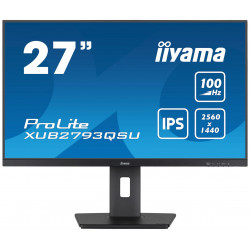 "68,6 cm/27" (2560x1440) Iiyama Prolite XUB2793QSU-B6 16:9 QHD IPS 100Hz 1ms HDMI DP USB LS Pivot VESA Black"