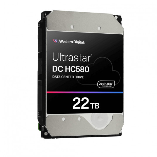 Diska serveris HDD Western Digital Ultrastar DC HC580 WUH722422ALE6L4 (22 TB; 3,5 collas; SATA III)