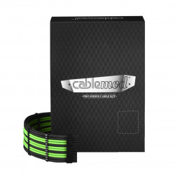 CableMod PRO ModMesh RT ASUS/Seasonic/Phanteks kabeļu komplekti - melns/gaiši zaļš