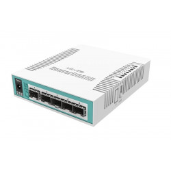 Mikrotik CRS106-1C-5S tīkla slēdzis Gigabit Ethernet (10/100/1000) Power over Ethernet (PoE) Balts