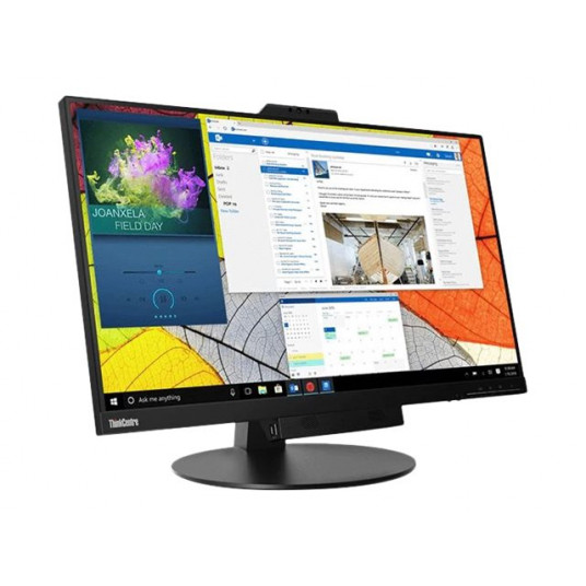 "69cm/27" (2560x1440) Lenovo ThinkCentre Tiny-in-One 27 16:9 QHD 60Hz 4ms HDMI DP USB pagrieziena skaļrunis, melns"