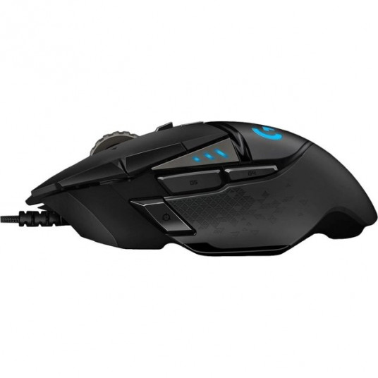 Pele Logitech G502 Hero Optical Gaming Mouse Black