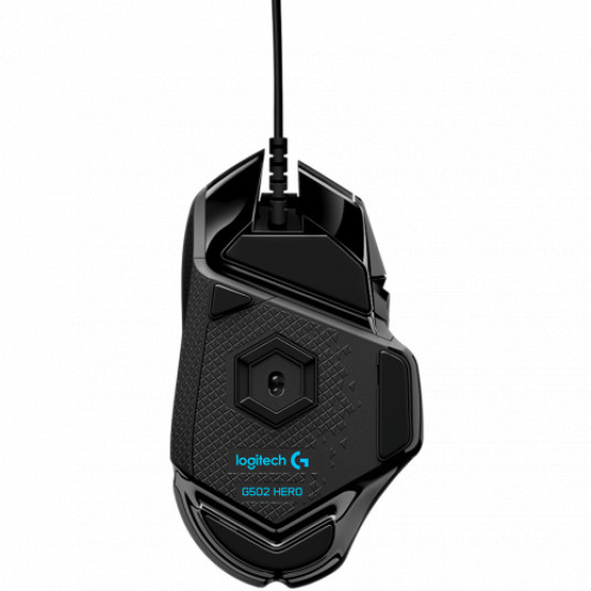 Pele Logitech G502 Hero Optical Gaming Mouse Black