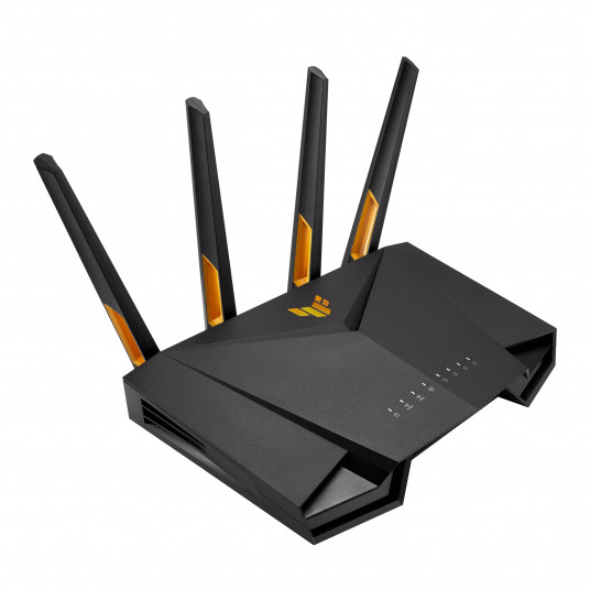 ASUS TUF-AX3000 V2 Dual Band WiFi 6 spēļu maršrutētājs Asus | Divjoslu WiFi 6 spēļu maršrutētājs | TUF-AX3000 V2 | 802.11ax | 2402+574 Mbit/s | 10/100/1000 Mbit/s | Ethernet LAN (RJ-45) ports 4 | Tīkla atbalsts Jā | MU-MiMO Jā | Nav mobilās platjoslas | A