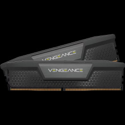 Corsair Vengeance, DDR5-6600, Intel XMP 3.0, CL32 - 64 GB Dual-Kit, melns