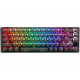 Ducky One 3 Aura Black SF spēļu tastatūra, RGB LED — MX Speed — sudraba krāsa