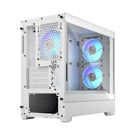 Fractal Design Pop Mini Air RGB White TG Clear Tint, mATX, Mini ITX, Barošanas avots iekļauts Nē