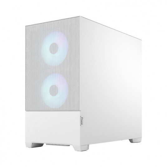 Fractal Design Pop Mini Air RGB White TG Clear Tint, mATX, Mini ITX, Barošanas avots iekļauts Nē