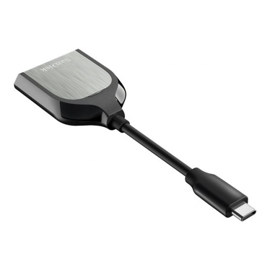 CardReader SanDisk Extreme Pro USB-C sudraba melns