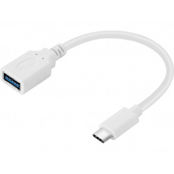 KAB adapteris USB-C (ST) > USB-A (BU) Sandberg White