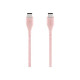acc. Belkin DuraTek + USB-C 1,2 m rozā