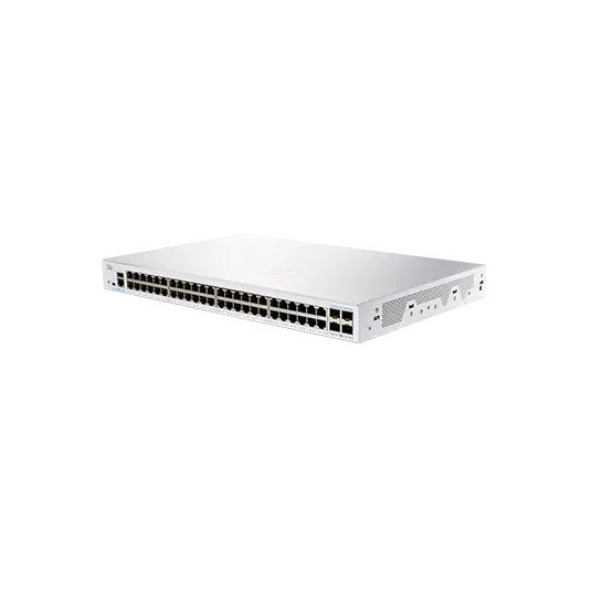 Cisco CBS250-48T-4G-EU tīkla slēdzis pārvaldīts L2/L3 Gigabit Ethernet (10/100/1000) Sudrabs