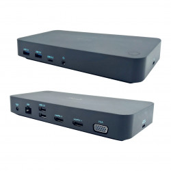 i-tec USB 3.0/USB-C/Thunderbolt 3x displeja dokstacija + strāvas padeve 65 W