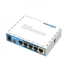 MikroTik RB952Ui-5ac2nD hAP ac lite 802.11ac 2.4/5.0 867 Mbit/s 10/100 Mbit/s Ethernet LAN (RJ-45) porti 5 MU-MiMO Jā PoE ieeja/izeja