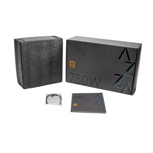 Azza PSAZ 750G barošanas bloks 750 W 20+4 pin ATX ATX Black