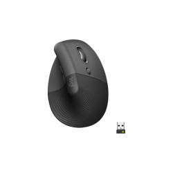 Pele Logitech Lift Vertical Ergonomic Optical Black
