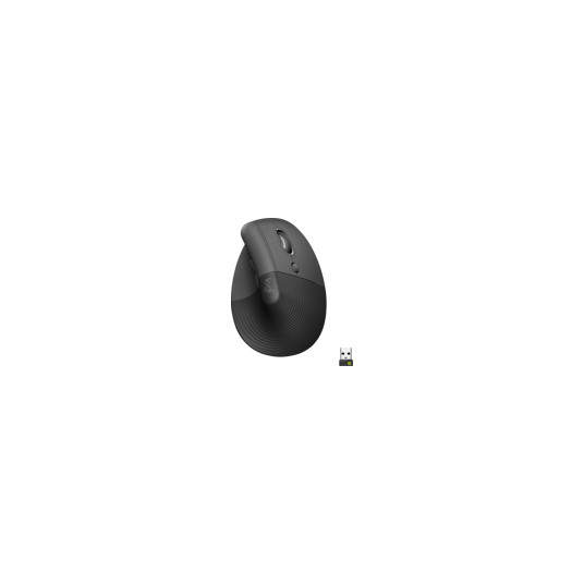 Pele Logitech Lift Vertical Ergonomic Optical Black