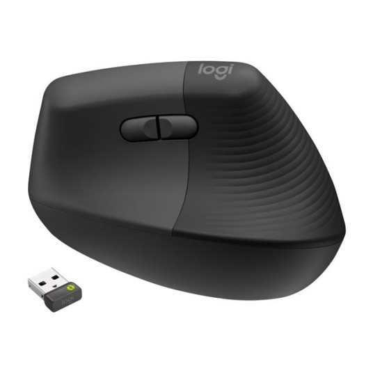 Pele Logitech Lift Vertical Ergonomic Optical Black