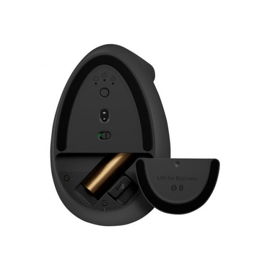 Pele Logitech Lift Vertical Ergonomic Optical Black