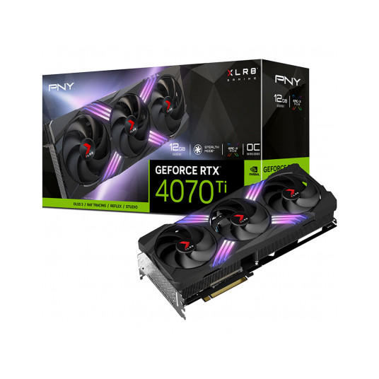 PNY GeForce RTX 4070 Ti XLR8 Gaming Verto 12GB OC DLSS 3