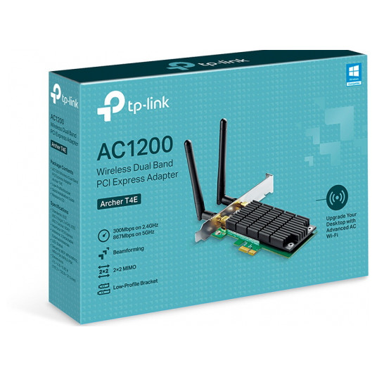 TP-Link Archer T4E AC1200 WiFi tīkla adapteris