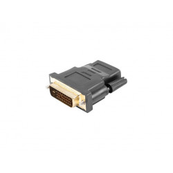 Lanberg AD-0010-BK kabeļa ligzdas/spraudņa savienotāja tipa pārveidotājs HDMI DVI-D melns