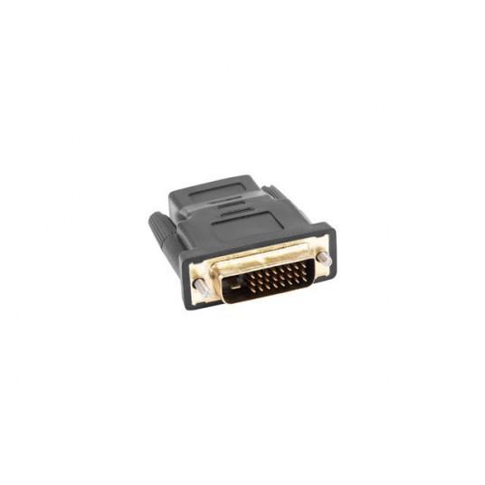 Lanberg AD-0010-BK kabeļa ligzdas/spraudņa savienotāja tipa pārveidotājs HDMI DVI-D melns