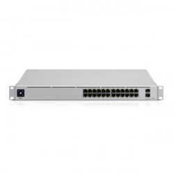 Ubiquiti Networks UniFi USW-PRO-24 tīkla slēdzis pārvaldīts L2/L3 Gigabit Ethernet (10/100/1000) Sudrabs
