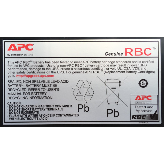 APC Ersatzbatterie Nr. 55 RBC55