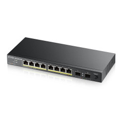 Zyxel GS1100-10HP v2 Unmanaged Gigabit Ethernet (10/100/1000) Power over Ethernet (PoE) Melns