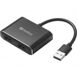Sandberg 134-35 USB uz 2xHDMI saiti
