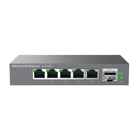Grandstream tīkli GWN7701P tīkla slēdzis Nepārvaldīts Gigabit Ethernet (10/100/1000) Power over Ethernet (PoE) Melns