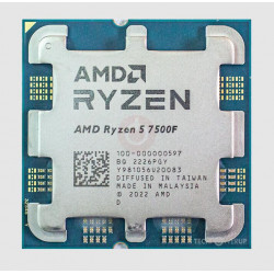 AMD AM5 Ryzen 7500F paplāte 3,7 GHz 6x Core 65 W Boost 5 GHz 32 MB kešatmiņa