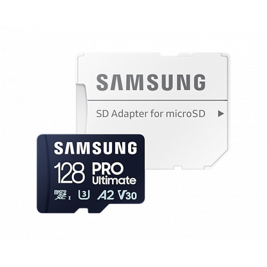 SAMSUNG 128GB atmiņas karte, PRO Ultimate, Class 10 V30