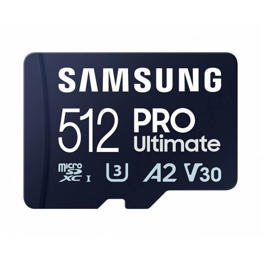 SAMSUNG 512GB PRO Ultimate microSD karte + karšu lasītājs