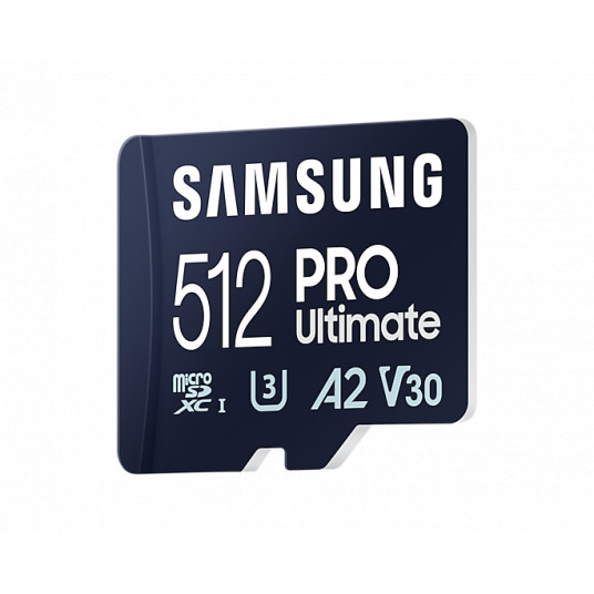 SAMSUNG 512GB PRO Ultimate microSD karte + karšu lasītājs