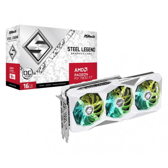 Grafikas karte ASRock Radeon RX 7800 XT Steel Legend 16GB OC