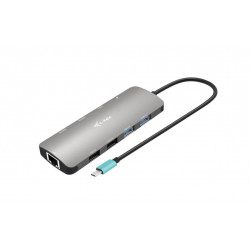 i-tec USB-C Metal Nano 2x HDMI LAN barošanas padeve 100W