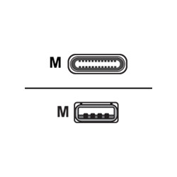 CELLULARLINE datu kabelis 1,2 M USB-A / ASV